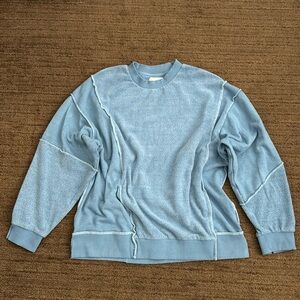 BDG blue crew neck sweatshirt size XL looks like free people Camden